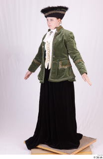  Photos Woman in Historical Dress 96 18th century a poses historical clothing whole body 0002.jpg